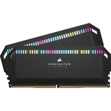 Corsair 32 GB DDR5-6200 Kit werkgeheugen Zwart, CMT32GX5M2X6200C36, Dominator Platinum RGB, XMP