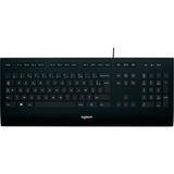 Logitech Comfort Keyboard K280e, toetsenbord Zwart, EU lay-out (QWERTY), Rubberdome