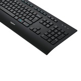 Logitech Comfort Keyboard K280e, toetsenbord Zwart, EU lay-out (QWERTY), Rubberdome