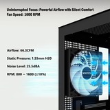 Montech GF120 ARGB PWM 3 in 1 Pack case fans Zwart, 3 stuks, 120 x 120 x 25 mm