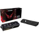 PowerColor Radeon RX 9070 XT Red Devil 16GB OC Backplate Special Edition grafische kaart Zwart, RDNA4, GDDR6, 3x DisplayPort, 1x HDMI