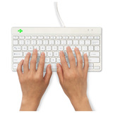 R-Go Tools Compact Break ergonomisch toetsenbord Wit, US lay-out, Scissor switches