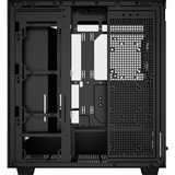 Sharkoon Rebel C50 Black RGB midi tower behuizing Zwart | 2x USB-A | 1x USB-C | RGB | Tempered Glass