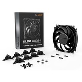 be quiet! Silent Wings 4 PWM high-speed case fan Zwart, 120 x 120 x 25 mm