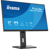 iiyama ProLite XB2797QSU-B1 27" monitor Zwart (mat), HDMI, DisplayPort, USB, Audio