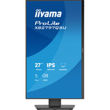 iiyama ProLite XB2797QSU-B1 27" monitor Zwart (mat), HDMI, DisplayPort, USB, Audio