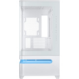 ASUS Prime AP202 midi tower behuizing Wit | 2x USB-A | 1x USB-C | RGB | Tempered Glass