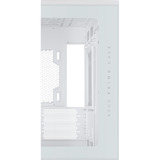 ASUS Prime AP202 midi tower behuizing Wit | 2x USB-A | 1x USB-C | RGB | Tempered Glass