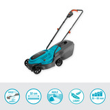 GARDENA Grasmaaier EasyMax 32/18V Turquoise/grijs, Accu en lader niet inbegrepen