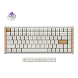 Keychron K2 HE-Q1 Special Edition RGB mechanisch toetsenbord Wit, US lay-out (QWERTY), Gateron Double-Rail Magnetic Nebula, 75%, RGB leds, OSA double-shot PBT, hot swap, 2.4GHz | Bluetooth 5.2 | USB-C