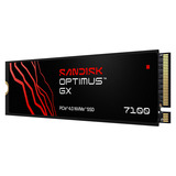 SanDisk Optimus GX 7100, 500 GB SSD Zwart, PCIe 4.0 x4 NVMe 2.0 M.2 2280-S3-M