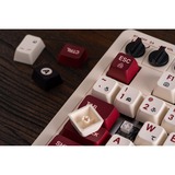 8BitDo Retro Mechanical Keyboard Fami Edition Beige, US lay-out (QWERTY), Kailh Box White, 100%, Bluetooth Low Energy, Wireless 2.4G, USB