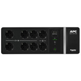 APC Back-UPS BE500G2-GR - Noodstroomvoeding Zwart, 8x Schuko, 500VA, 1 USB oplader, 1 USB datapoort