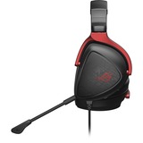ASUS ROG Delta S Core over-ear gaming headset Zwart/rood, Pc, PlayStation 4, PlayStation 5, Xbox One, Xbox Series X|S, Nintendo Switch