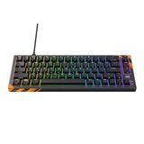 CHERRY XTRFY K5 Pro TMR, gaming toetsenbord Zwart, US lay-out, Cherry MK Crystal, 65%, 8K, Hot-swap, ARGB, Thick ABS