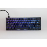 Ducky One 2 Pro Mini Classic, gaming toetsenbord Zwart, US lay-out, Cherry MX Speed Silver, RGB led, Double-shot PBT, QUACK Mechanics, 60%