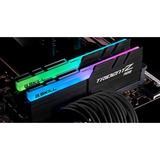 G.Skill Trident Z RGB 16 GB DDR4-3200 (2x 8 GB) werkgeheugen Zwart, F4-3200C16D-16GTZR, XMP 2.0