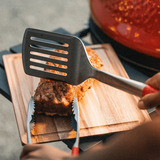 Kamado Joe Krafted stalen spatel Roestvrij staal/rood