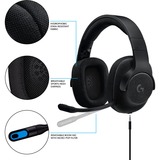 Logitech G433 7.1 Surround  over-ear gaming headset Zwart