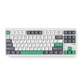 MCHOSE GX87 Lite: White Nano Spraying Matcha Latte V2 Aluminum Custom Mechanical toetsenbord Wit, Huano Matcha Latte V2, RGB, Hot swap, Double-Shot PBT, draadloos | Bluetooth | USB-C