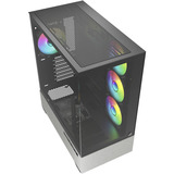 Sharkoon AK7 ARGB midi tower behuizing Zwart | 2x USB-A | 1x USB-C | RGB | Tempered Glass