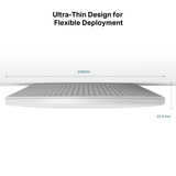 TP-Link Omada EAP770 BE9300 Tri-Band Wi-Fi 7 access point Wit, PoE++