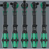 Wera 8000 B Black Edition Zyklop Speed ratel met 3/8" aandrijving Zwart/groen