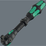 Wera 8000 B Black Edition Zyklop Speed ratel met 3/8" aandrijving Zwart/groen