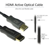 ACT Connectivity HDMI Premium 4K Active Optical Cable v2.0 HDMI-A male - HDMI-A male, 20 meter kabel Zwart