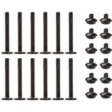 Alphacool Radiatorschroeven M3x30 mm / M3x5 mm schroevenset Zwart, 24-delig