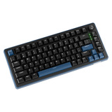 Ducky OK-M-75 RGB mechanisch toetsenbord Zwart, US lay-out (QWERTY), KTT Tactile, 75%, 75%, RGB, Hot-swap, PBT, 2.4 GHz / Bluetooth / USB-C