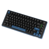 Ducky OK-M-75, toetsenbord Zwart, US lay-out, KTT Tactile, 75%, RGB, Hot-swap, PBT, 2.4 GHz / Bluetooth / USB-C