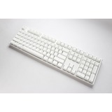Ducky One 3 Classic Pure White RGB mechanisch toetsenbord Wit, US lay-out (QWERTY), Cherry MX Blue, 100%, RGB led, Double-shot PBT, Hot-swappable, QUACK Mechanics