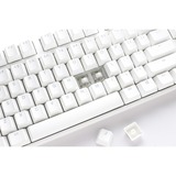 Ducky One 3 Classic Pure White, toetsenbord Wit, US lay-out, Cherry MX Blue, RGB led, Double-shot PBT, Hot-swappable, QUACK Mechanics