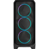 Fractal Design Meshify 3 RGB midi tower behuizing Zwart | 2x USB-A | 1x USB-C | RGB | Tempered Glass