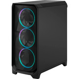 Fractal Design Meshify 3 RGB midi tower behuizing Zwart | 2x USB-A | 1x USB-C | RGB | Tempered Glass