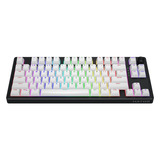 Hator Skyfall Wireless RGB mechanisch gaming toetsenbord Zwart, US lay-out (QWERTY), HATOR Aurum Lemon, 80% (TKL)	, RGB, Double shot ABS, Hot-swap, 2.4GHz | Bluetooth | USB-C