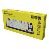 Hator Skyfall Wireless RGB mechanisch gaming toetsenbord Zwart, US lay-out (QWERTY), HATOR Aurum Lemon, 80% (TKL)	, RGB, Double shot ABS, Hot-swap, 2.4GHz | Bluetooth | USB-C