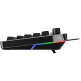 HyperX HyperX Alloy Rise 75 RGB mechanisch gaming toetsenbord Zwart, US lay-out (QWERTY), HyperX Red, 75%, RGB leds, PBT Keycaps, hot swap