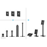 Neomounts FL15-628BL1 Tablet vloerstandaard Zwart