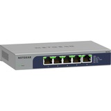 Netgear 5-poorts Multi-Gigabit 2,5G Ethernet Unmanaged switch, MS105 Grijs