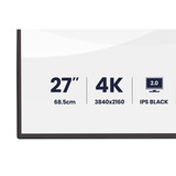iiyama ProGraphic HB2701UHSNP-B1 27" 4K Ultra HD monitor Zwart (mat), 1x DisplayPort, 1x HDMI, 2x USB-C, 3x USB-A, 1x RJ-45