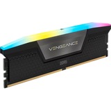 Corsair 64 GB DDR5-6400 Kit werkgeheugen Zwart, CMH64GX5M2B6400C32, Vengeance RGB, XMP