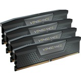 Corsair 64 GB DDR5-6400 Quad-Kit werkgeheugen Zwart, CMK64GX5M4B6400C32, Vengeance, XMP