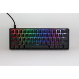 Ducky One 3 Classic Mini, toetsenbord Zwart/wit, US lay-out, Cherry MX Red, RGB led, Double-shot PBT, Hot-swappable, QUACK Mechanics, 60%