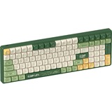 Iqunix F97 Camping Wireless Mechanical Keyboard Groen, US lay-out (QWERTY), Cherry MX Brown, 96%, RGB leds, Hot-swappable, PBT, 2.4GHz | Bluetooth 5.1 | USB-C