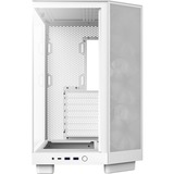 NZXT H6 Flow RGB midi tower behuizing Wit | 2x USB-A | 1x USB-C | RGB | Tempered Glass