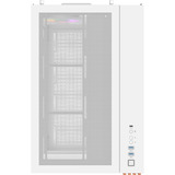 Thermaltake View 380 WS ARGB Snow midi tower behuizing Wit/houtkleur | 2x USB-A | 1x USB-C | RGB | Tempered Glass