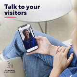 Trust DOORCAM-3000 Slimme WiFi deurbelcamera Wit/zwart, 2.4 GHz wifi