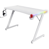 Trust GXT 709W Luminus RGB-gamingbureau gaming desk Wit